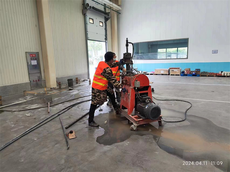 永定厂房地面下沉塌陷注浆加固施工